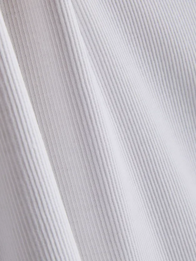 7–15 år | ribbet T-shirt