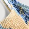 7-15 år | rynket bikini med print