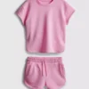 7–15 år | Sæt bestående af en boxy T-shirt og løbeshorts