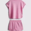 7–15 år | Sæt bestående af en boxy T-shirt og løbeshorts