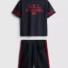 7–15 år | sæt med aktiv mesh-T-shirt og Shorts