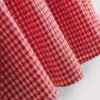 7–15 år | Sæt med gingham-bluse og nederdel