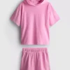7–15 år | Sæt med håndklæde-hoodie og Shorts