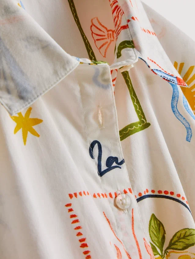 7-15 år | sæt med skjorte med slipsdetalje og shorts