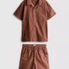 7-15 år | sæt med skjorte og shorts