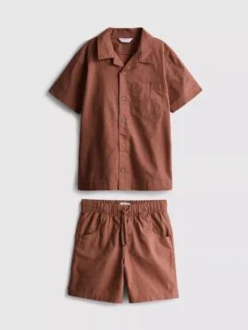 7-15 år | sæt med skjorte og shorts