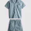 7-15 år | sæt med skjorte og shorts