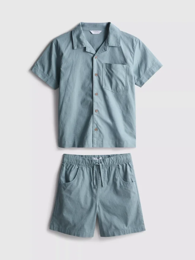 7-15 år | sæt med skjorte og shorts