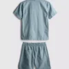 7-15 år | sæt med skjorte og shorts