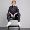 7–15 år | Sæt med sweatshirt med tragtkrave og sweatpants