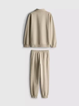 7–15 år | Sæt med sweatshirt med tragtkrave og sweatpants
