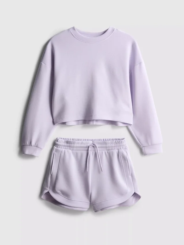 7–15 år | sæt med sweatshirt og løbeshorts
