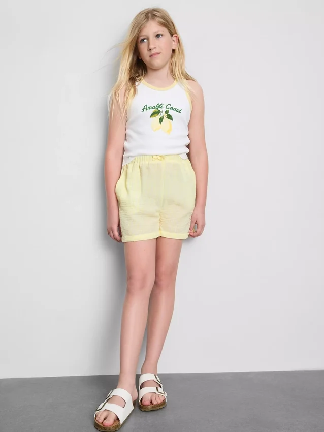 7–15 år | seersucker-Shorts