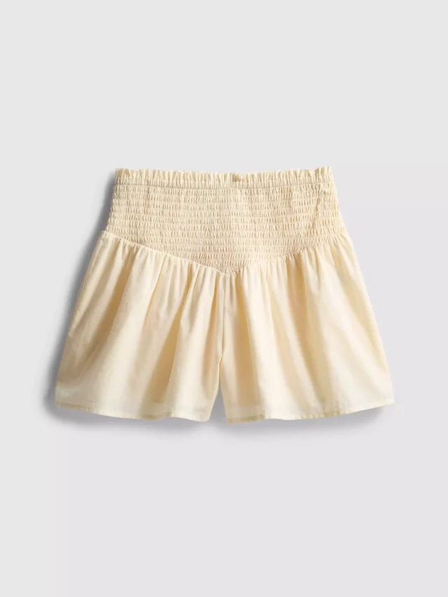 7–15 år | Shorts med rynket talje