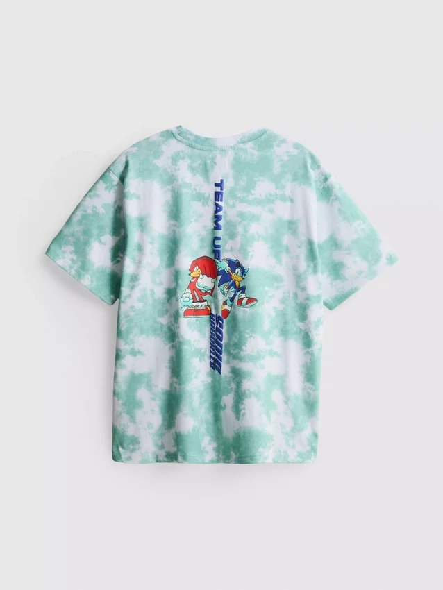 7-15 år | Sonic the Hedgehog tie-dye T-shirt