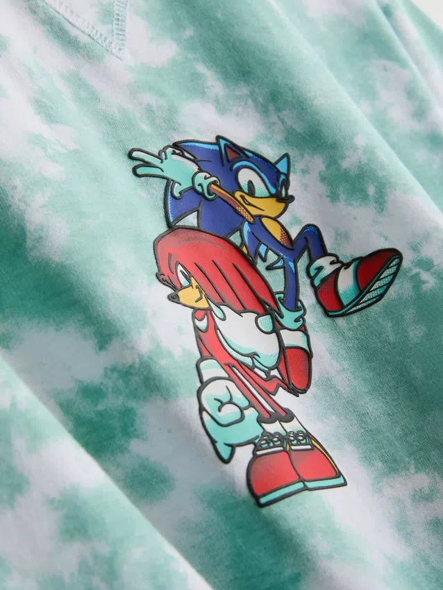 7-15 år | Sonic the Hedgehog tie-dye T-shirt