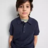 7–15 år | strikket poloshirt