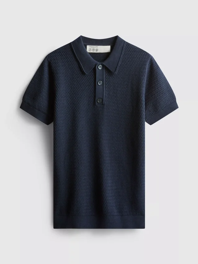 7–15 år | strikket poloshirt