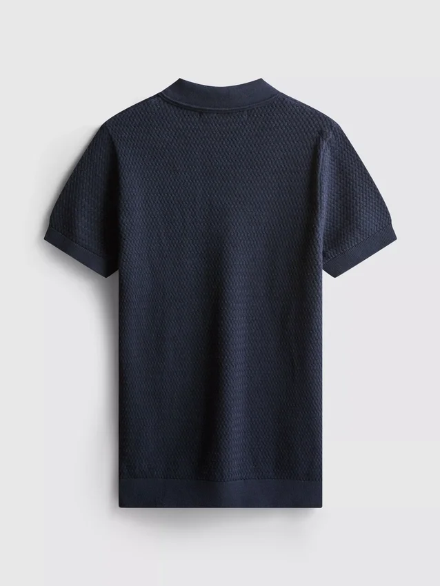 7–15 år | strikket poloshirt