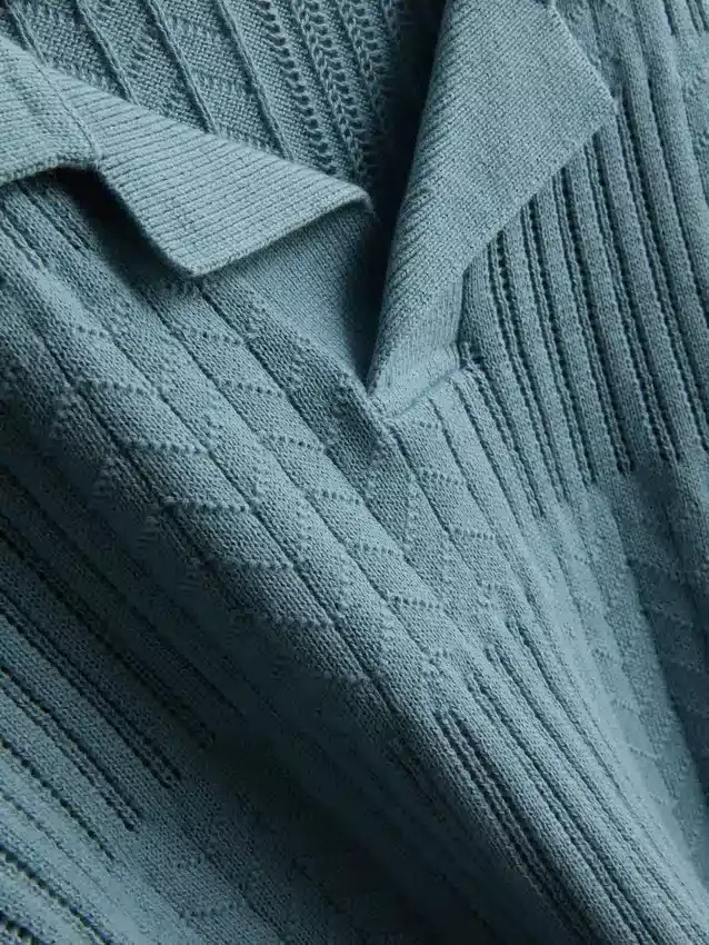 7–15 år | strikket poloshirt