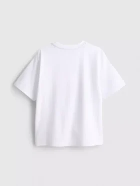 7–15 år | T-shirt med frugtmotiv og struktur