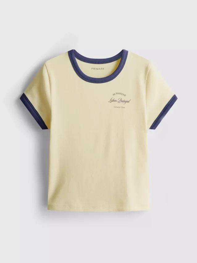 7-15 år | T-shirt med ringer-krave