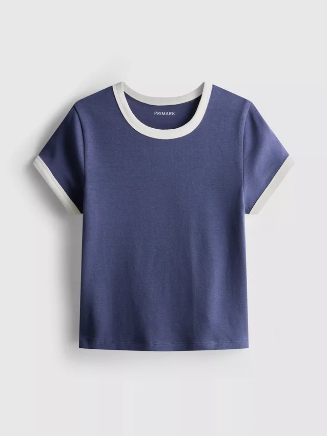 7-15 år | T-shirt med ringer-krave