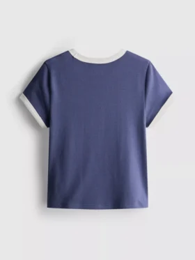 7-15 år | T-shirt med ringer-krave