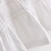 7-15 år | T-shirt med rynket peplum