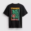7-15 år | T-shirt med struktureret blomstergrafik