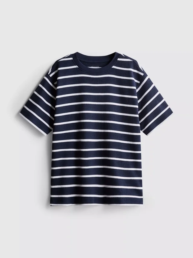 7–15 år | T-shirt med vaffelstruktur