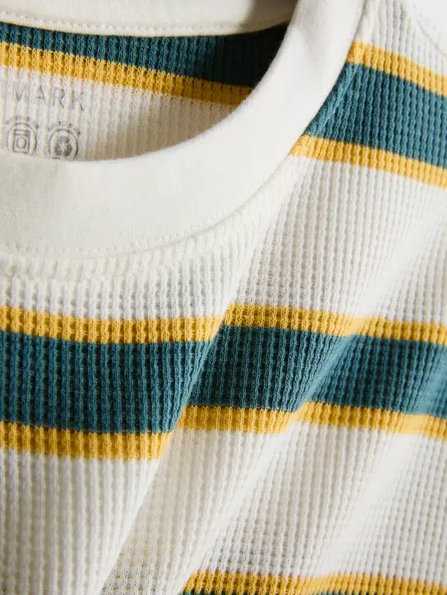 7–15 år | T-shirt med vaffelstruktur