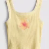 7–15 år | tanktop med kontrastsyninger