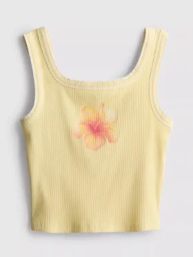 7–15 år | tanktop med kontrastsyninger