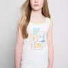 7–15 år | tanktop med kontrastsyninger