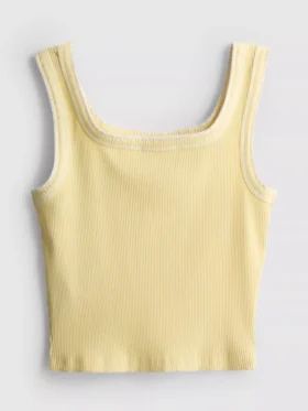 7–15 år | tanktop med kontrastsyninger