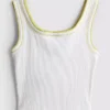 7–15 år | tanktop med kontrastsyninger