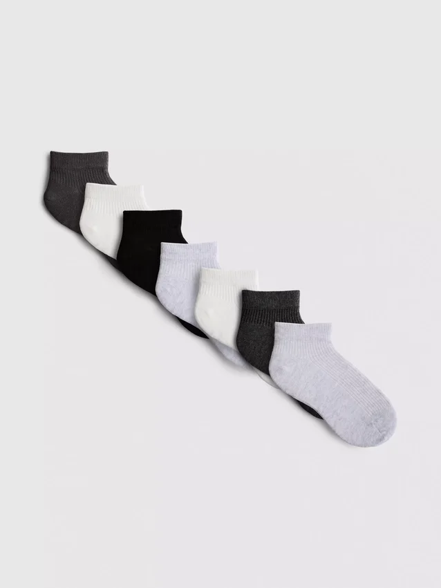 7-pak ankelstrømper