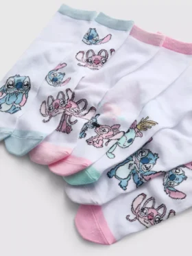 7-pak Disney Stitch-ankelstrømper