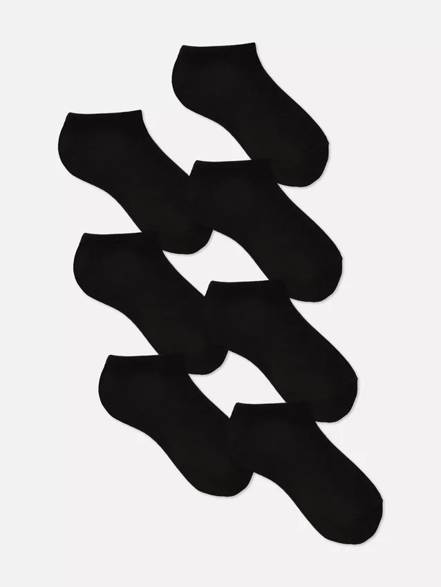 7-pak sneakerstrømper