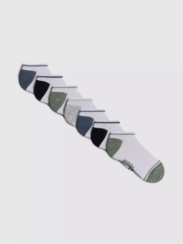 7-pak sneakerstrømper med ugedage