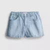 A-formede shorts i bomuldsdenim