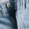 A-formede shorts i bomuldsdenim