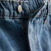 A-formede shorts i bomuldsdenim