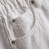 A-formede shorts i bomuldsdenim