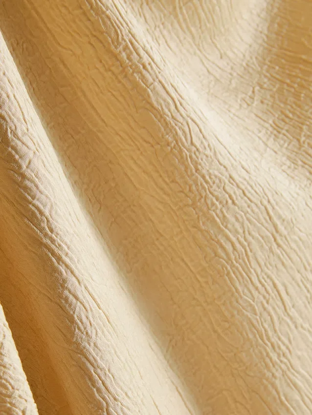 A-formet maxi-nederdel i satin