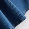 A-formet minikjole i bomuldsdenim