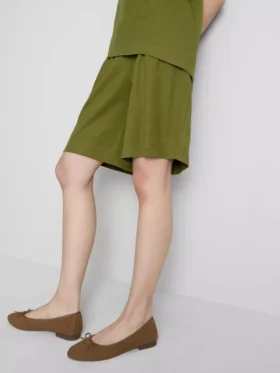 Afslappede bermuda-shorts med struktur