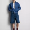 Afslappede denimshorts