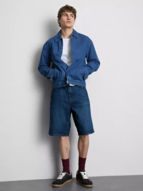 Afslappede denimshorts